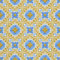 HEKO PANELS Stoff Oxford Wasserdichte Meterware Canvas-Stoff Polyester Stoff Zum Nähen Nähstoffe Möbelstoffe Dekostoffe Wasserabweisend Blickdicht Ornamente Blumenmuster 1 Meter 155 x 100 cm