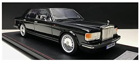 LANUVA 1/18 Für 1985 Rolls Royce Silver Sting Harz Vollständig Geschlossenes Automodell In Limitierter Auflage (Color : Schwarz.)