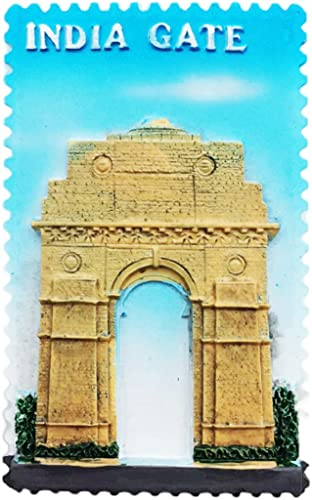 India Gate New Delhi Magnet Kühlschrank Kühlschrank Magnet Dekoration Aufkleber Souvenir Harz Handwerk Küche Whiteboard