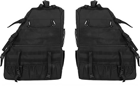 Tbest Body Kit Roll Cage Storage Bag Multifunzionale Trunk Organizer Portautensili Adatto per 2 4 Door 2007 20162Pcs