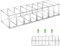 wynott Detachable Makeup Organiser 8 Compartments Clear Acrylic Compact Holder Cosmetic Storage Tray Drawer Organizers Case Eyeshadow Palette Holder for Lipstick Powder Blush Highlight Nail Polish