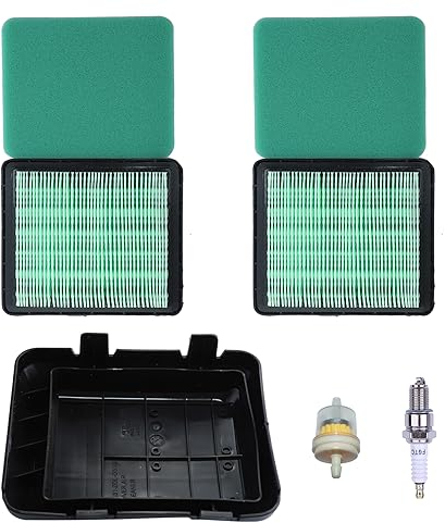 Haishine Filtro aria candela di accensione coperchio di pulizia per tosaerba per Honda motore GCV135 GCV160 GCV190 HRB216 HRB217 HRR216 HRS216 HRT216 HRX217