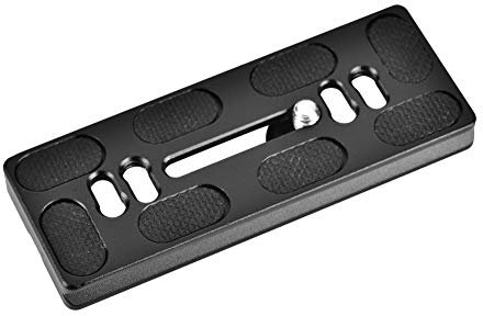 Schnellwechselplatte mit Handschraube, Hochwertiges Legierungsmaterial für Arca Benro Einbeinstativ, Stativ, Kugelkopf, Spiegelreflexkamera (PU100)
