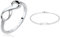 Elli Ring Damen Infinity in 925 Sterling Silber & Armband Damen Infinity Trend Symbol in 925 Sterling Silber