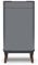Tower T938022GRY Ozone Sensor Bin with Legs, Large 65L, Hands Free Opening, Carbon Filter, Grey
