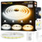 PAUTIX WIFI Smart COB LED Streifen CCT 5M,Abstimmbares Weiß 2700K-6500K LED Band,24V LED Strip Light Funktioniert mit Alexa/Google Assistent und Netzteil für Küchenschrank,Zimmer,Fernseher