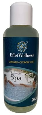 Effet Wellness - Essence Spa - Fragrance au choix Essence Aromatisante pour Spa - Huile Parfumée Relaxante - Parfum Naturel pour Bain à Remous, Spa & Jacuzzi - Anti-Stress, 100% Pure, 200ml