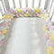 WLXFF Bettschlange Geflochten, Baby Braided Bed Snake, Baby Kantenschutz Knotenkissen, Baumwolle Bequem Bettschlange Baby,B Ettschlange, Nestchenschlange, Bettschlange Baby,G,100 cm