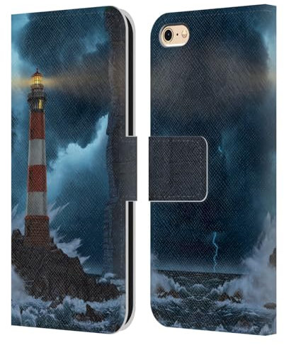 Head Case Designs Officially Licensed Vincent Hie Unbreakable Graphics Leather Wallet Case Compatible With Apple iPhone 6 / iPhone 6s