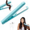 KQWVZ 2 En 1 Plancha De Pelo Portátil, 17 Cm Plancha Pelo Mini, Plancha Pelo Pequeña, Plancha De Pelo De Viaje, Adecuado Para Todo Tipo De Cabello, Pelo De Viaje Para El Hogar O Salón