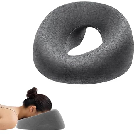 MYLERCT Massagekissen Kopf Loch, Memory-Schaumstoff Massagekissen für Das Gesicht, mit Belüftungslöchern Massage Kopfstütze, für Schönheitssalons, Büros, Schulen, Camping
