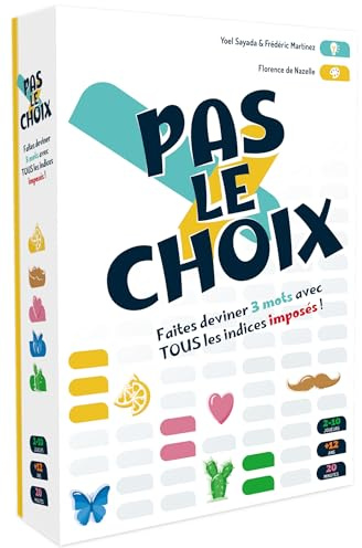 Pas le Choix, déduction et association d'idées, 2-8 joueurs 12+