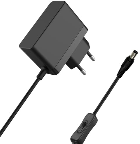 Schwibbogen Adapter Nur Kompatibel mit Wichtelstube-Kollektion Trafo 1030 - für Schwibbogen mit Timer 4,5V Netzteil Ladekabel - 1,8m mit Schalter