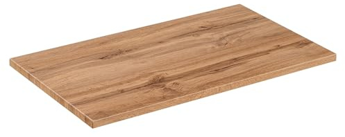 Lomadox Badezimmer-Waschtischplatte mit 80 cm Breite in Eiche