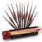 Miniature Paint Brushes Art. Minute Series XII 12pc Fine Detail Paint Brush Set for Model Miniature Painting Kit. Fine Point Small Artist Brushes for Acrylic Painting Oil Watercolor Warhammer 40K