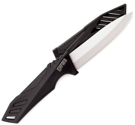 Rapala Knife Ceram 10cm - Angelmesser, Messer für Angler, Anglermesser, Fischmesser