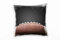 Paul Sinus Art Macro, American Football, braun, weiß, schwarz Deko Kissen 40x40cm für Couch Sofa Lounge Zierkissen - Dekoration zum Wohlfühlen