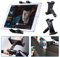 Tendak Soporte de Bicicleta estática para Tablet, portátil Reposacabezas Caminadora Ejercicio Gimnasio Manillar Micrófono Soporte 360° Ajustable para iPad Pro, iPad Mini 4.7-12.9 Tabletas Teléfono
