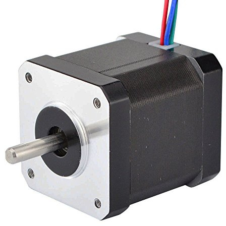 STEPPERONLINE Nema 17 Bipolar 0.9deg 44Ncm 1.68A 42x42x47mm 4 Drähte | für 3D Drucker,CNC-Maschine
