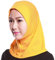 Lazzboy Schal Beading India Hat Muslim Ruffle Cancer Chemo Wrap Cap Scarf Hijab Kopftuch Für Muslimische Frauen Kopfbedeckung Solide Weiche Maxi(Gold)