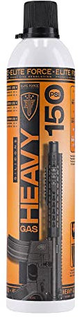 Elite Force Airsoft Gas für Gas Blow Back (GBB) Airsoft Waffen, Heavy Gas Maintenance, 560 ml, 150 PSI, mit Silikonöl, idel bei 2,5°C bis 14°C