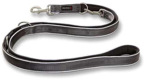 WOLTERS Führleine Active Pro versch. Farben und Größen, Größe:200 cm x 30 mm, Farbe:schwarz/schwarz