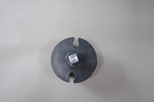 Leudus Markisenzubehör & Ersatzteile Markisenkapsel Wellenkapsel eckige & runde Tuchrollen-Achse (eckige Tuchrollen-Achse, 70mm, schwarz)