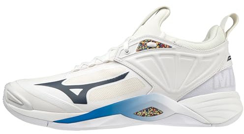 Mizuno Herren Volleyball Shoes, White, 43 EU