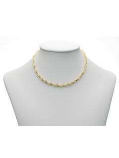 Damen 333 Gold Singapur Halskette 45 cm Ø 3,4 mm