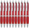 ZENSCRIBE® Ergonomische Kugelschreiber 10 Stück, Premium Kugelschreiber Set Hochwertig, Rutschfester Kulli für einfaches & weiches Schreiben, Blauschreibender Kugelschreiber Bordeaux