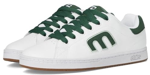 Etnies Chaussures de skate Callicut pour homme, blanc/vert, 41 EU