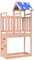 vidaXL Douglas Tour de jeu en bois de sapin avec mur de roche - Aire de jeux extérieure pour enfants - 110,5 x 52,5 x 215 cm - Marron