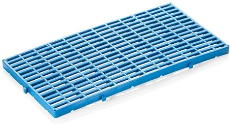 8x Bodenrost System blau HDPE Kunststoff 59 x 29,5 x 2,5 cm