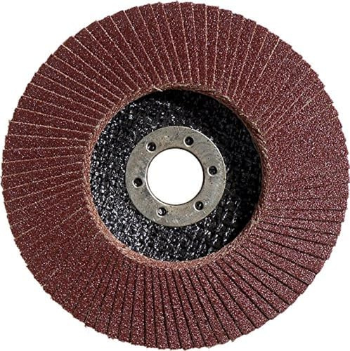 Bosch Accessories Professional 1x Fächerschleifscheibe X431 Standard for Metal (für Stahl, Gusseisen, Stahlblech, Gerade, Ø 125 mm, Körnung 60, Zubehör Winkelschleifer) (Packung mit 10)