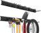Urban Deco Heavy Duty Garden Tool Rack - 48 Inch, Wall Mounted Garage Tool Organiser with 3 Rails& 6 Adjustable Hooks, Holds Up to 200Kg for Garden Tools, Broom, Trimmers, Shovel, Hoses, Chairs