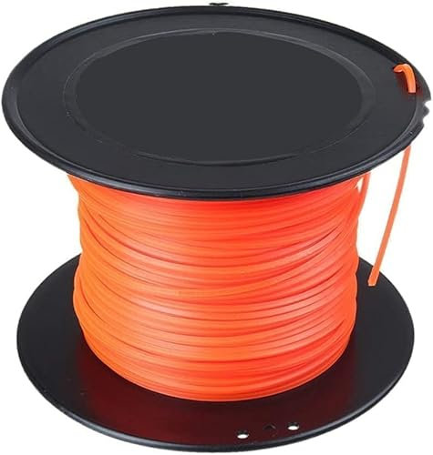 AMAPOLAS Filo di Ricambio per decespugliatore 100 m - 4.0 mm Bobina Ricambio tagliaerba