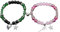 Elphaba Glinda Pärchen Armband, 2 Stück Permanent Armband Freundschaftsarmbänder Armband Freundschaft, Armband Matching Bracelets Partner Armband Glücksarmband Bff Geschenke für Paare Frauen Fans