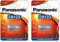 Panasonic CR123 batteria al litio cilindrica per dispositivi leggeri con elevato fabbisogno energetico come rilevatori di fumo, sistemi di allarme, proiettori, telecamere, 3V, confezione da 2