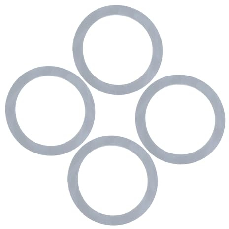 SHINEOFI 4 pièces Joint Étanchéité Caoutchouc pour Mixeur de Remplacement Compatible Plupart des Modèles de et Extracteurs de Jus Prévention des Fuites Matériau Durable et