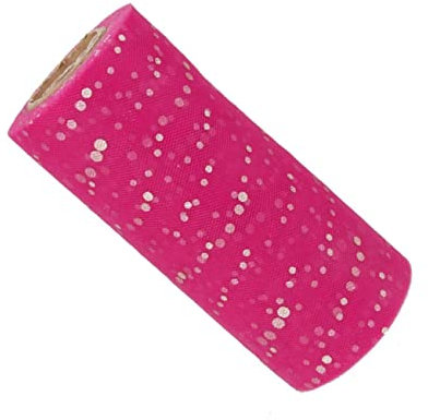 WEKAMOS Tulle Sequins Rosa X per Decorazioni Nuziali e Feste per Tutù Fiocchi e Addobbi Vari