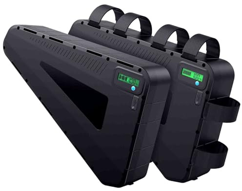 48V 52V 72V Electric Bike Triangle Battery Pack 20Ah 30Ah Triangle Ebike Battery With fast charger + BMS for 200W 1000W 2000W 3000W Motorcycle Mountain Bicycle 48V20AH