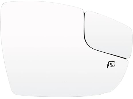 Njprmbq Cristal Espejo Retrovisor para Ford para Focus 2012-2018 Espejo retrovisor Puerta Lateral con calefacción CM5Z 17K707 F CP9Z17K707A para Modelo de EE. UU(Derecha)
