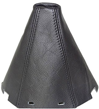 Schaltsack Schaltmanschette schwarz Leder