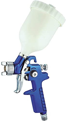 RZ TOOLS Pistola para Pintar Coche, Piezas con Compresor de Aire - 600 ML 1,7 mm - Pistola de Aire Comprimido para Bricolaje, Taller, Profesionales