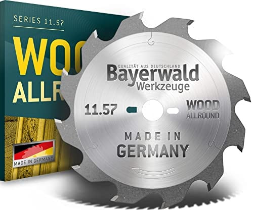 Bayerwald - HM Kreissägeblatt - Ø 160 mm x 1,8 mm x 20 mm | Wechselzahn (16 Zähne) | Nebenlöcher: MS 55 + KSP 55 F + KSS 400 + PSS 3100 SE + MT 55 cc | geringe Schnittbreite, ideal für Akku-Kreissägen