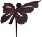 Vosteen Gartenstecker Dekostecker Edelrost - Gartendeko Rost - Motiv Schmetterling