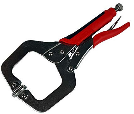 Individual Welding C CLAMP MOLE VICE Grip Sheet Metal Locking Pliers Wrench (C Clamp 11)