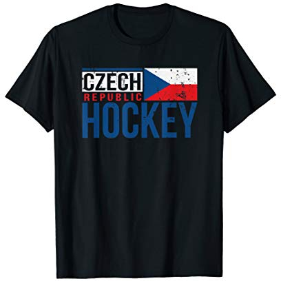 Czech Republic Czechia Hockey International Ice Supporter T-Shirt