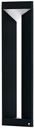 EGLO LED Außen Stehlampe Nembro, 1 flammige Außenleuchte, LED Standlampe aus Aluminium-Guss in Schwarz und Kunststoff in Weiß, LED Außenlampe warmweiß, IP44