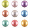 CHSYOO 100 x 5 Zoll Metallisch ballons, 9 Farben Latex Luftballons Dekoration für Hochzeit Geburtstag Kinder Party, Lila Rot Blau Silber Grün Gold Roségold Hellgrün Licht Lila